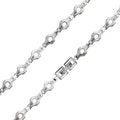 Stainless Steel Hexagon Fancy Chain Necklace