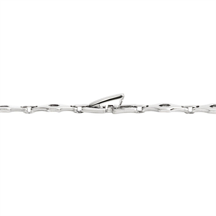 Stainless Steel Hexagon Fancy Chain Necklace