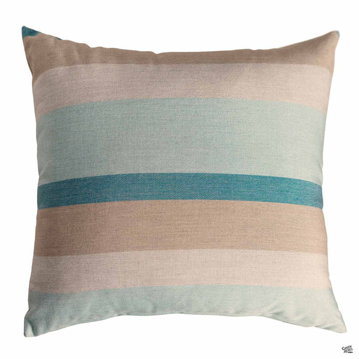 Pillow in Gateway Mist (Horizontal Stripes)