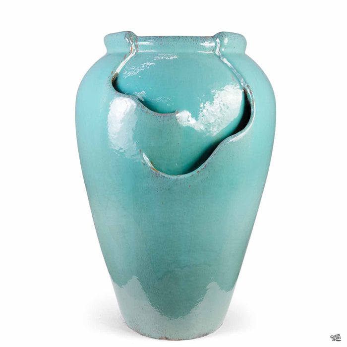 Tea Garden Fountain Green 21 inch by 32 inch