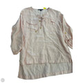 Top 3/4 Sleeve By Ellen Tracy In Peach, Size: S