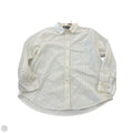 Top Long Sleeve By Dkny In Cream, Size: L