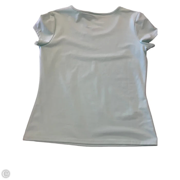 Top Short Sleeve Basic By Apostrophe In Teal, Size: S