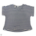 Top Short Sleeve Basic By Soma In Striped Pattern, Size: S
