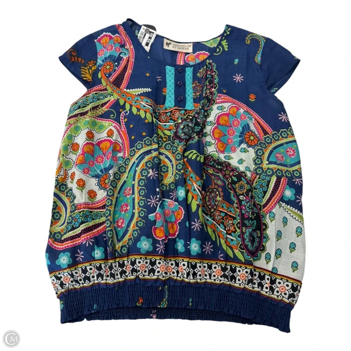 Top Short Sleeve By Clothes Mentor In Multi-colored, Size: S