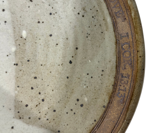 Vintage Vega Pottery Plate 10"