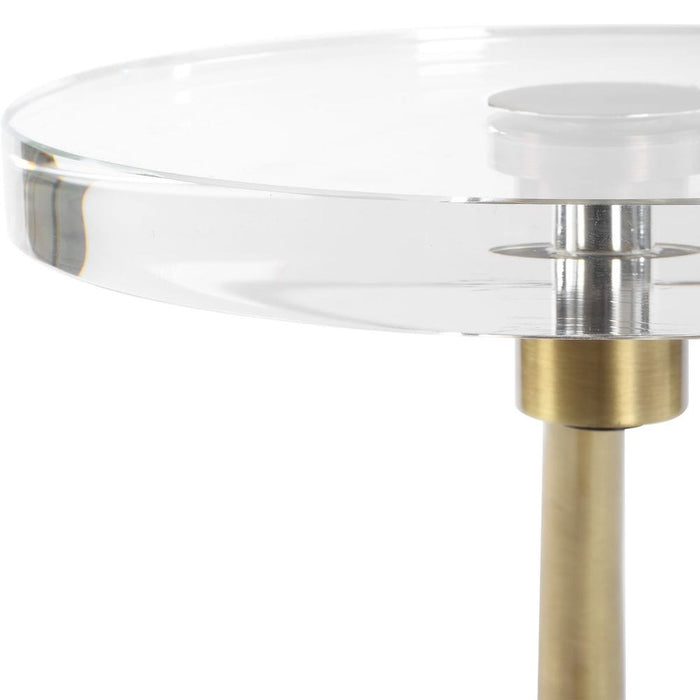 Waveney Drink Table, Brass