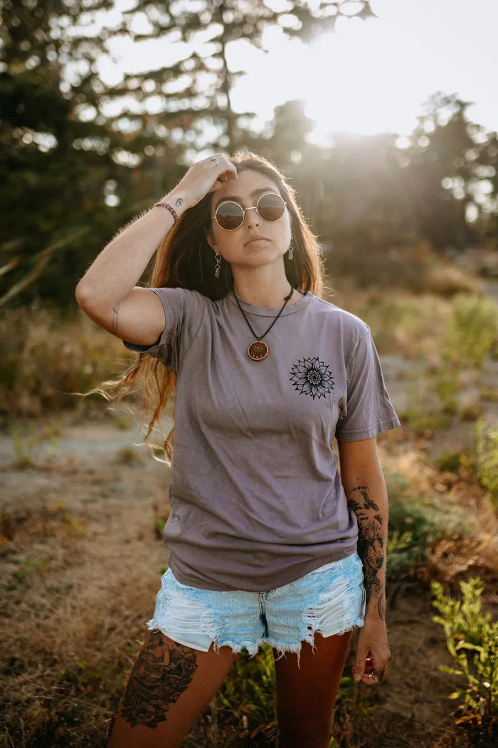 West Coast Karma- Sunflower Unisex Vintage Tee