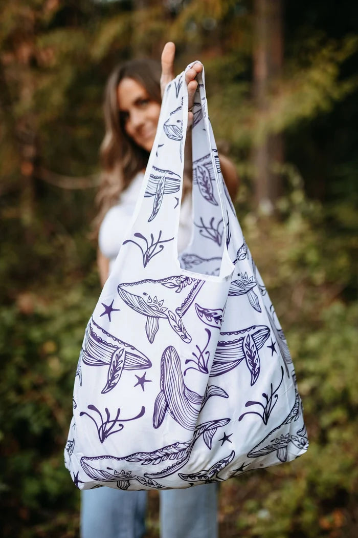 West Coast Karma Majestic Humpbacks Foldable Shopping Bag