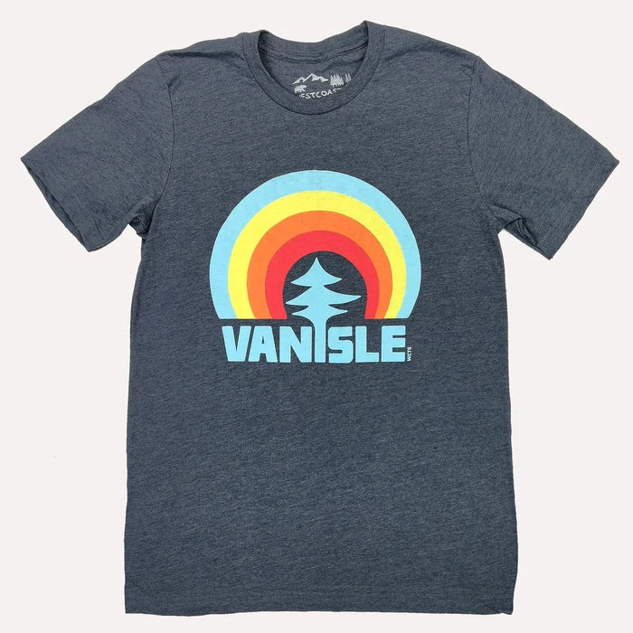 WestCoastees - Adult Unisex Retro Tree T-Shirt