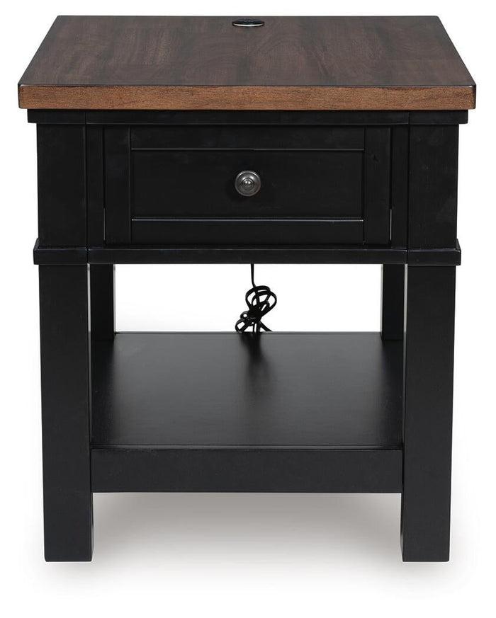 Wildenauer Rectangular End Table