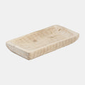 Wood 16" Rectangle Tray Natural