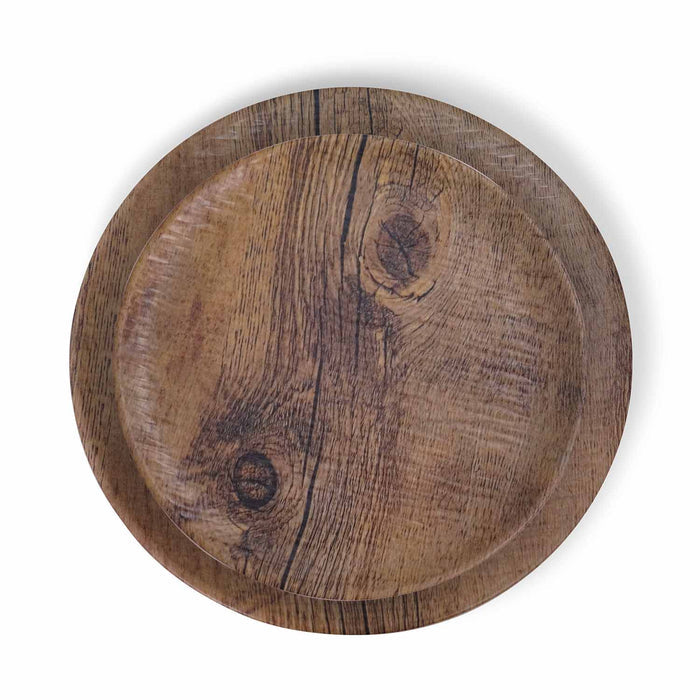 Wood Grain Plates