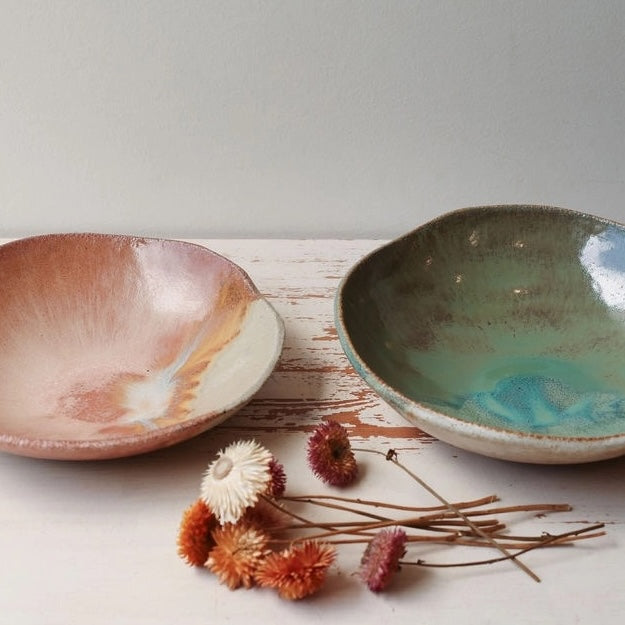 Woodfolk | Organic Ceramic Fruit Bowl | Rose Bush